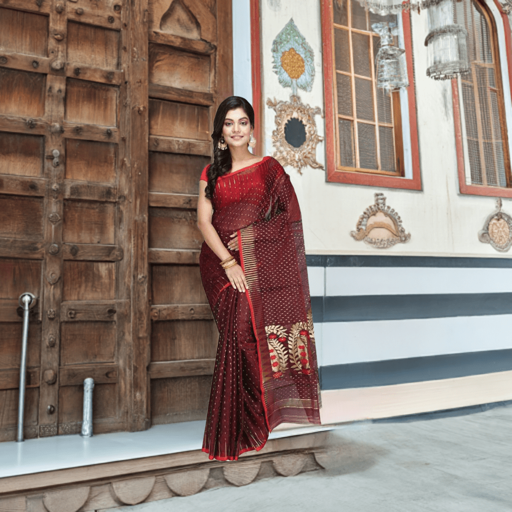 Best Qualty Hazar Buti Jamdani Saree - Rebistore