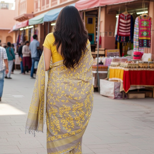 Women's Design Dhakai Jamdani saree - Rebistore