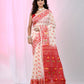 Woven Design Dhakai Jamdani saree