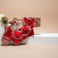 Classic Women Design Embroidered Blouses Color Red - Rebistore
