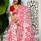 Dhakai Jamdani Saree Cotton Silk Saree Color White - Rebistore