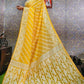 Jamdani Saree Color Yellow - Rebistore