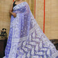 Soft Dhakai Jamdani Saree Cotton Silk Saree Color Lavendar - Rebistore