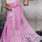 Soft Karat Dhakai Jamdani Saree Color Lavendar - Rebistore