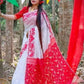 Women's Soft Dhakai Jamdani Saree Color White - Rebistore