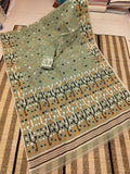 Woven Design Dhakai Jamdani saree - Rebistore