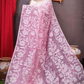 Woven Design Dhakai Jamdani Saree Color Light pink - Rebistore