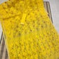 Woven Design Dhakai Jamdani Saree Color Yellow - Rebistore