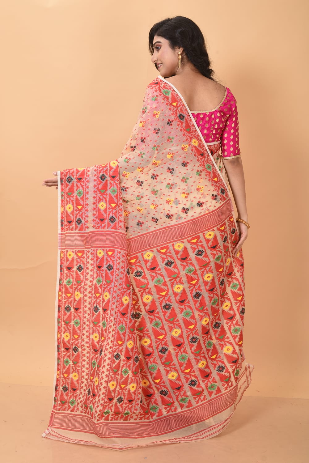 Woven Design Jamdani Saree - Rebistore