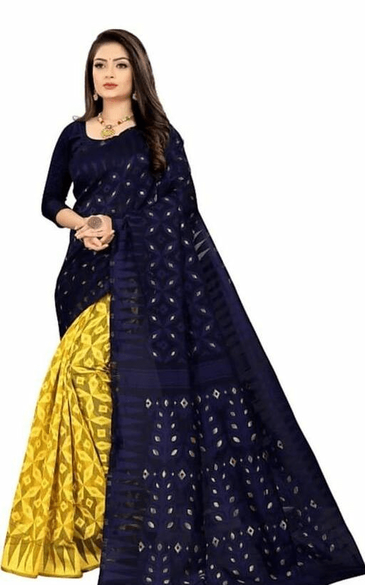 Woven Design Jamdani Saree - Rebistore