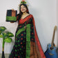 Woven Design Soft Dhakai Jamdani saree Color Black - Rebistore