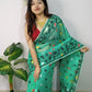 WOVEN DESIGND DHAKAI JAMDANI SAREE - Rebistore