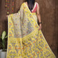 WOVEN DESIGND DHAKAI JAMDANI SAREE COLOR BEIGE - Rebistore