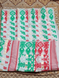 Woven Jamdani Saree Color White - Rebistore