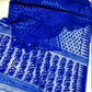 Woven Soft Dhakai Jamdani Saree Cotton Silk Color Blue - Rebistore