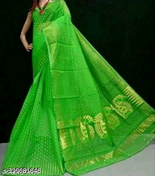 Best Qualty Hazar Buti Jamdani Saree Color Green - Rebistore