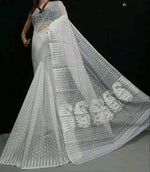 Best Qualty Hazar Buti Jamdani Saree Color White - Rebistore