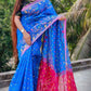 COTTON SILK BEST QULITY ALL BODY WORK HANDLOOM SAREE AQUA BLUE - Rebistore