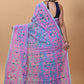WOVEN DESIGND SOFT DHAKAI JAMDANI SAREE COLOR AQUA BLUE - Rebistore
