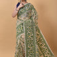WOVEN DESIGND SOFT DHAKAI JAMDANI SAREE COLOR BEIGE - Rebistore
