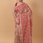 WOVEN DESIGND SOFT DHAKAI JAMDANI SAREE COLOR BEIGE - Rebistore