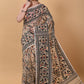 WOVEN DESIGND SOFT DHAKAI JAMDANI SAREE COLOR BEIGE - Rebistore
