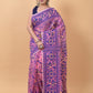 WOVEN DESIGND SOFT DHAKAI JAMDANI SAREE COLOR PINK - Rebistore