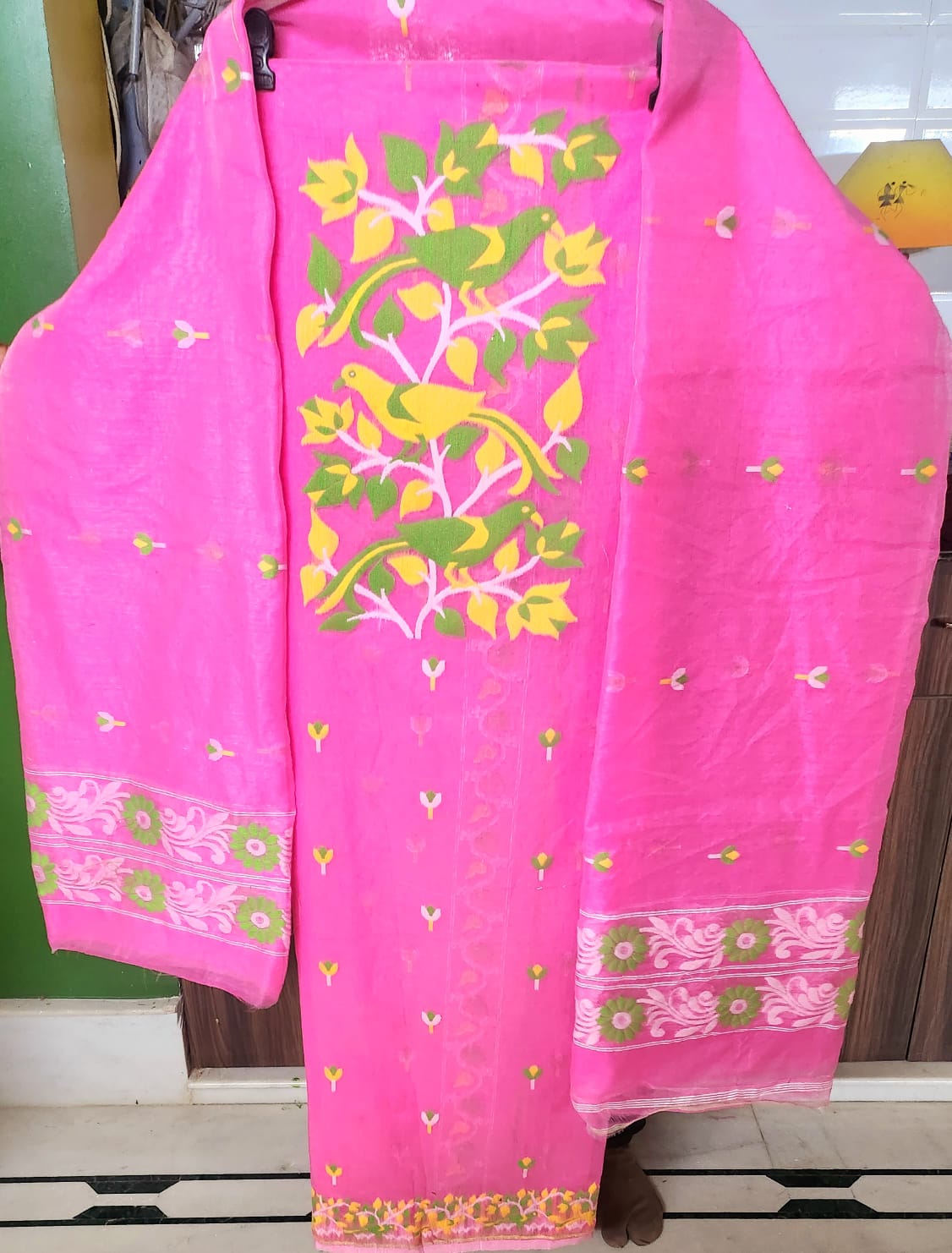 Woven Jamdani Kurta Dupatta Sets - Rebistore