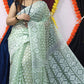 Woven Soft Dhakai Jamdani Saree Cotton Silk - Rebistore